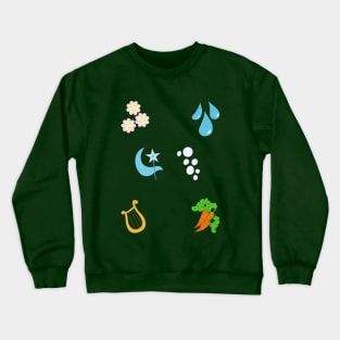 My little Pony - Elements of Harmony Cutie Mark Special V3 (Lunaverse) Crewneck Sweatshirt